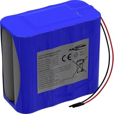 Ansmann 4S2P Akkupack 8x 18650 Kabel Li-Ion 14.4V 5200mAh Akkupack 8x Li-Ion 14.54V 5200 mAh