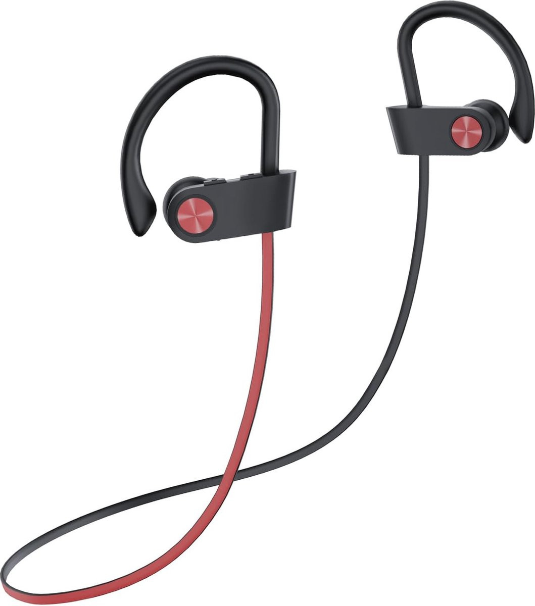 Draadloze Bluetooth In-ear Hoofdtelefoon met USB-C, IPX7 Waterdicht, Zwart