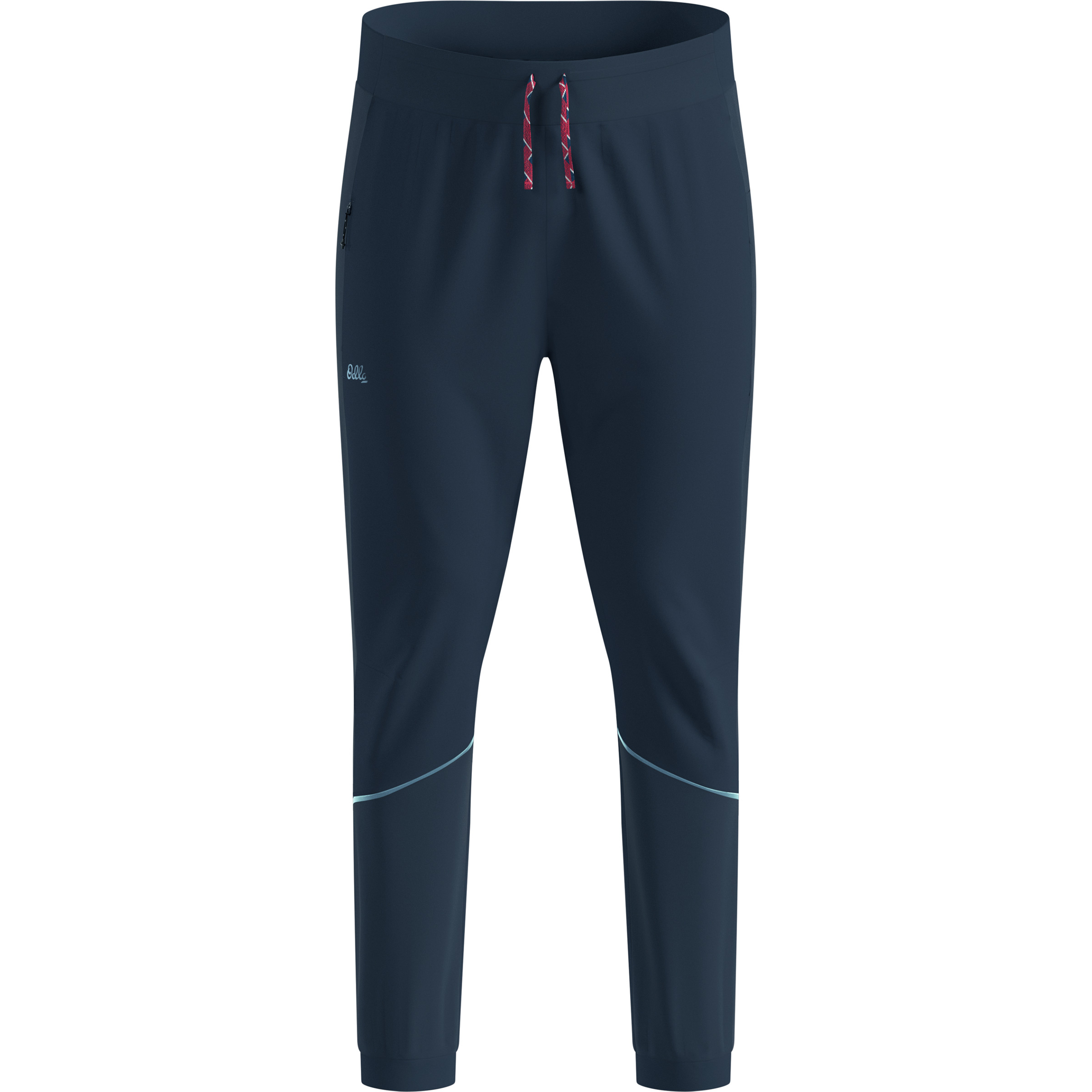 Odlo Zeroweight Elite Windproof 80 Years Hose Herren Laufhose blau Größe XXL Langlauf Skating | Langlauf Klassik | Trailrunning | Laufen Wasserabweisend Wasserabweisend