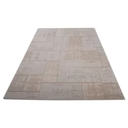 Vintage-Teppich Perugia Mischgewebe Blau Ice 140 x 200 cm