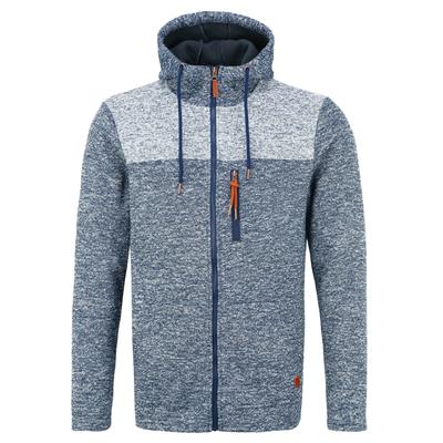 Fleecejacke BLEND "Fleecejacke BHPinheiro", Herren, Gr. M, blau (marineblaus), Obermaterial: 100% Polyester PES., Jacken Fleecejacke