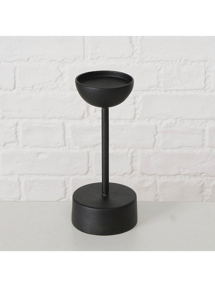 Boltze Kerzenleuchter "Vimo" in Schwarz - (H)20 cm - onesize