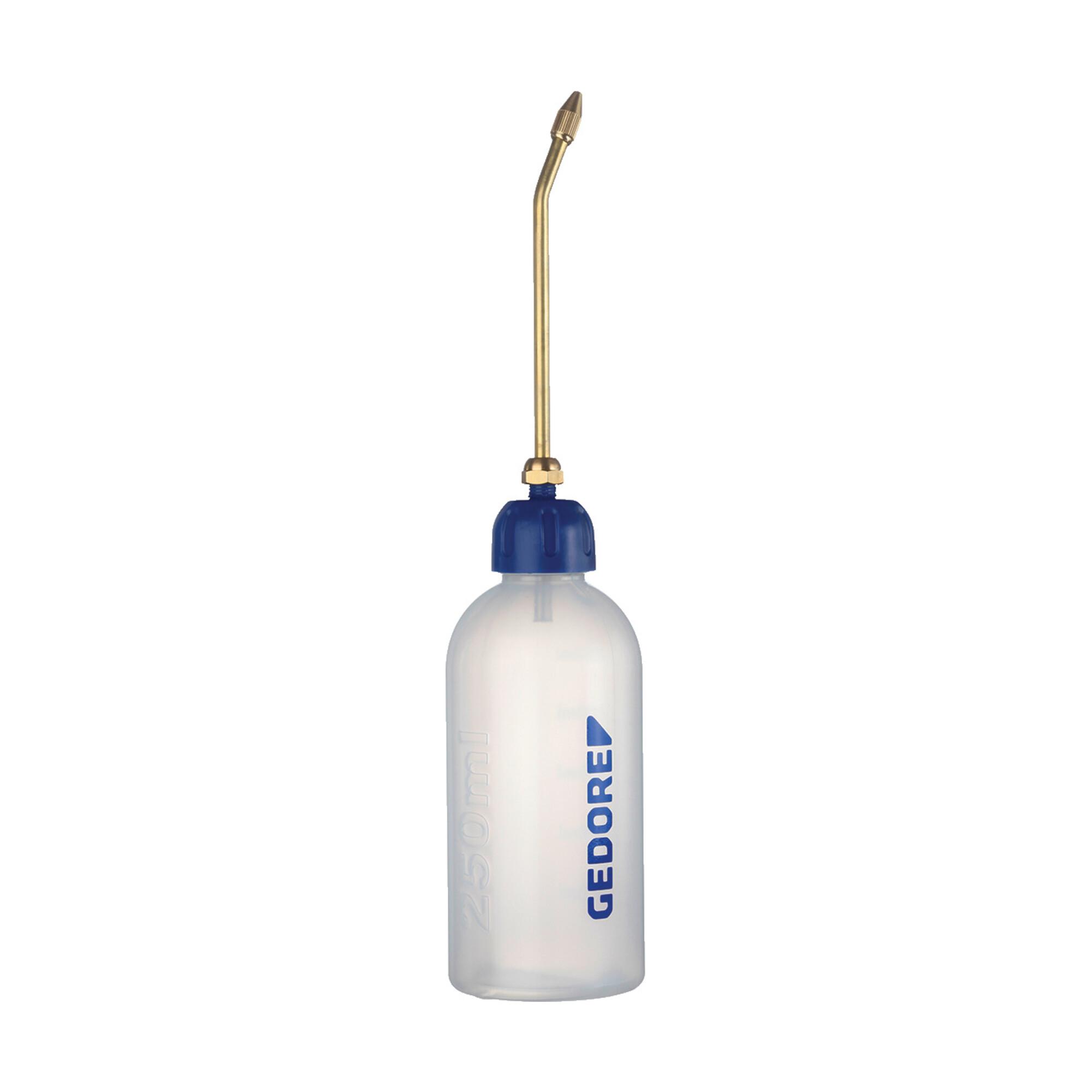 Gedore Ölspritzkanne, Öler aus Kunststoff mit verschiebbarem Messingrohr und Verschluss, Werkstattzubehör, 250 ml, 298-00 (6390010)