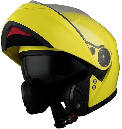 Casco Moto Modulare Vemar NASHI Giallo Fluo taglia XL
