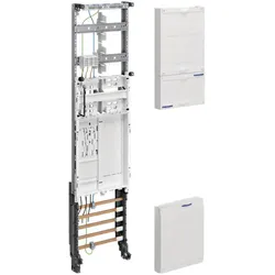 Hager, Systemstromversorgung, Komplettfeld ZH3EL27N KF 1ZP 1RES eHZ DSS H 1050mm