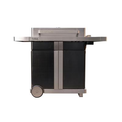 Gasgrill BUSCHBECK "Premium", schwarz (edelstahl), B:137cm H:102cm T:65cm, Grills, Leistungsstarker Gasgrill für vielseitigem Grillgenuss