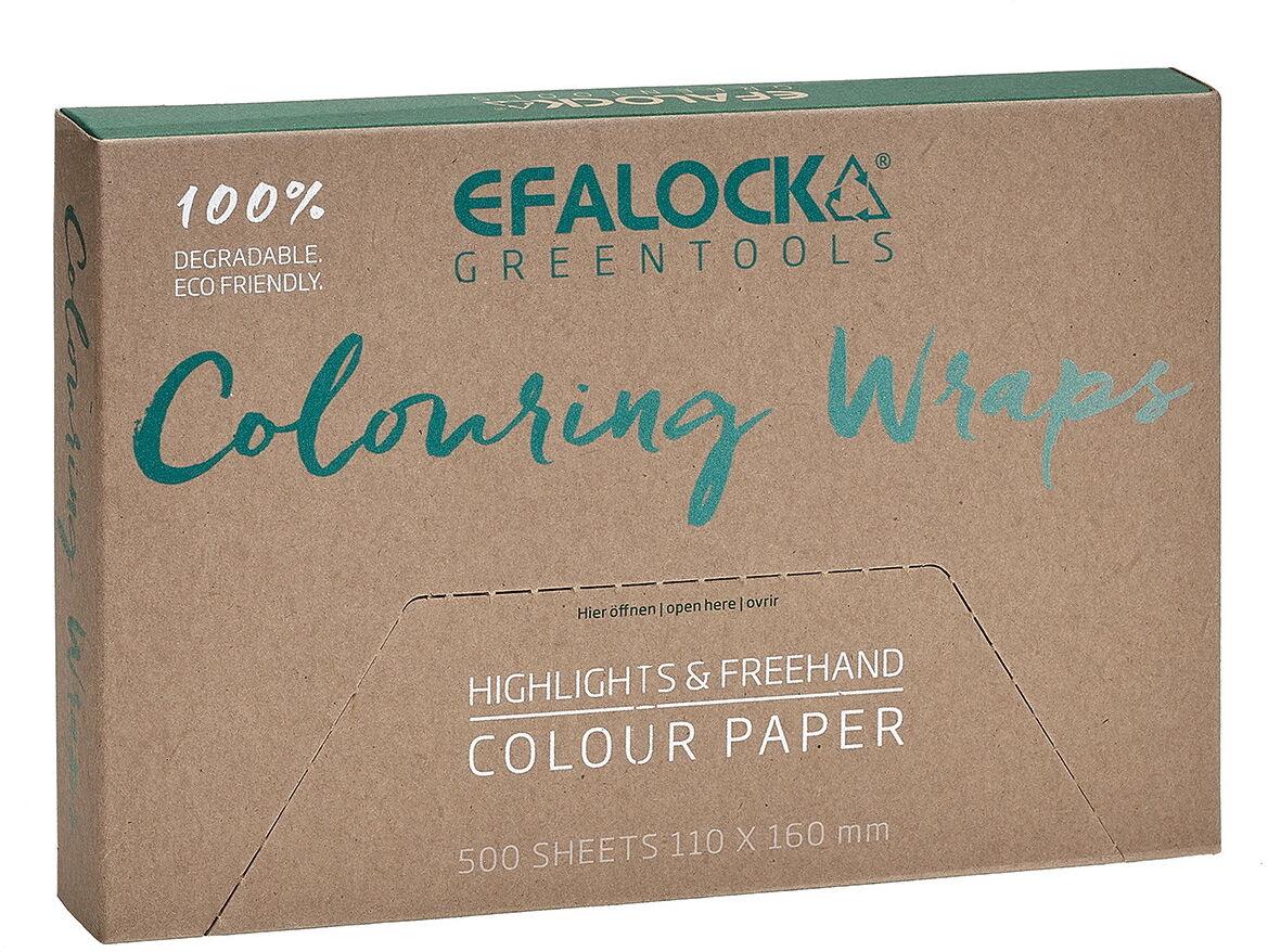 Efalock Greentools Coloring Wraps (500 Blatt)