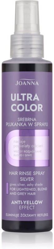 Joanna Ultra Color Hair Rinse Silver Spray Pigment colorant pour cheveux teinte Silver 150 ml