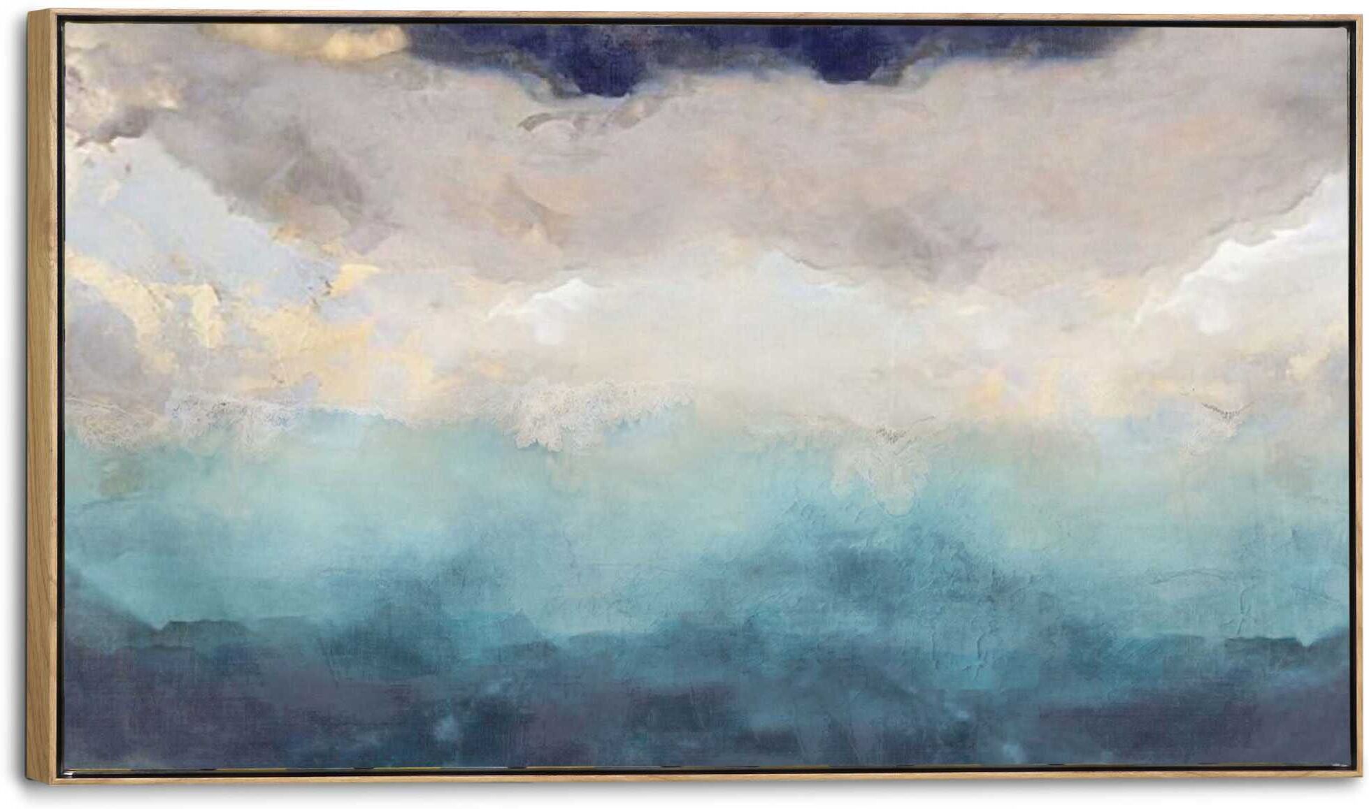 Reinders! Leinwandbild REINDERS "Abstrakt Blau - Leinwandbild", blau (farbe bild(er): blau), B:118cm H:70cm T:3cm, Bilder, Leinwandbild farbe bild(er): blau B/H/T: 118cm x 70cm x 3cm