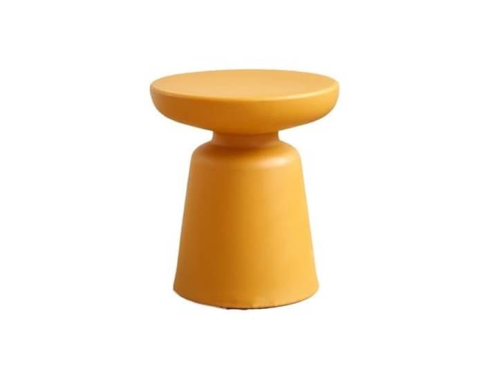 9bbhfJw4R Couchtisch im Landhausstil Kleiner runder Sofa-Beistelltisch, bunter Ecktisch(Yellow)