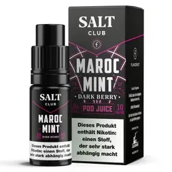 Salt Club – Flavorist Maroc Mint Dark Berry NicSalt Liquid 10ml / 20mg