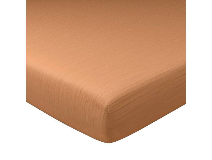 Drap-housse grand bonnet en coton rose des sables 140x200x32cm