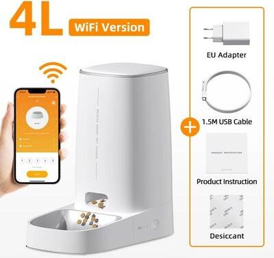 Uplifted Finds ROJECO Smart App WiFi Automatic Pet Feeder wifi Single Bowl