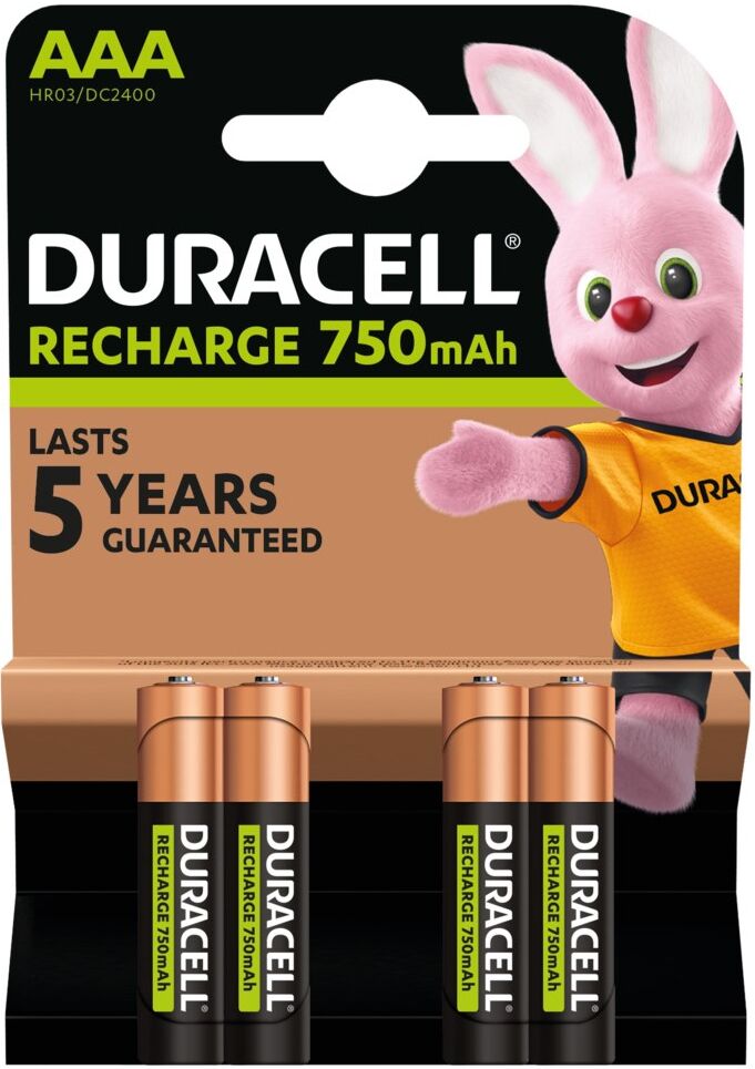 Duracell AAA (4pcs) Rechargeable battery Nickel-Metal Hydride (NiMH)