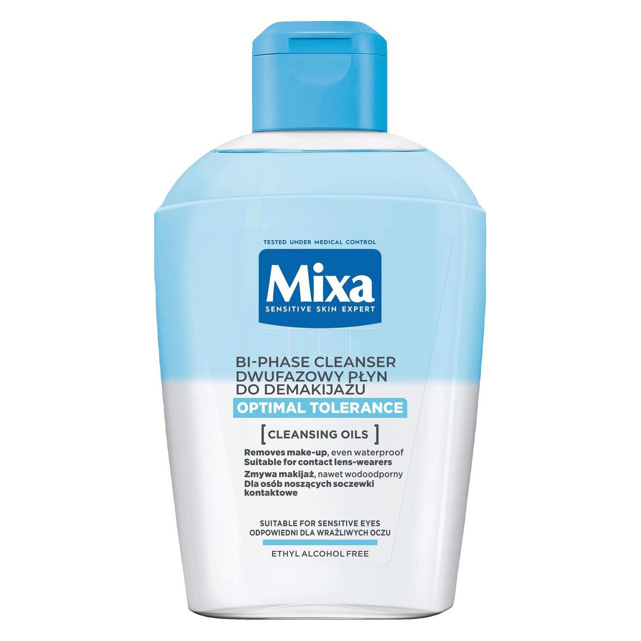 Mixa Optimal Tolerance Two-Phase Makeup Remover 125Ml (125 ml) (09M12167)