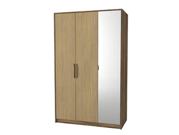 JVmoebel Kleiderschrank Moderner Kleiderschrank aus braunem Holz im Luxusdesign (Kleiderschrank) Made in Europa