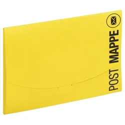 PAGNA Sammelmappe Postmappe Wallet DIN A4 gelb