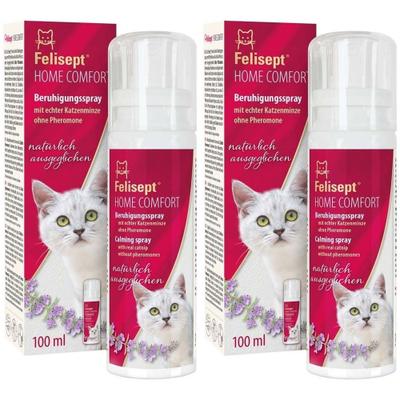 Felisept Home Comf.Beruhigungspray f.Katzen 2x 2x100 ml Spray