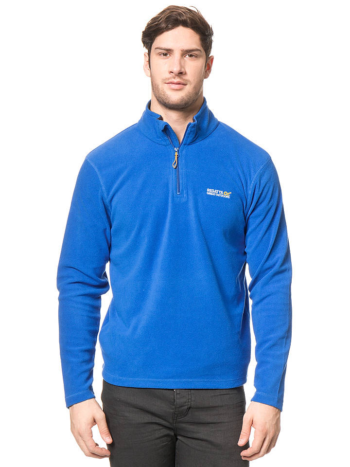 Regatta Fleecepullover "Thompson" in Blau - 5XL