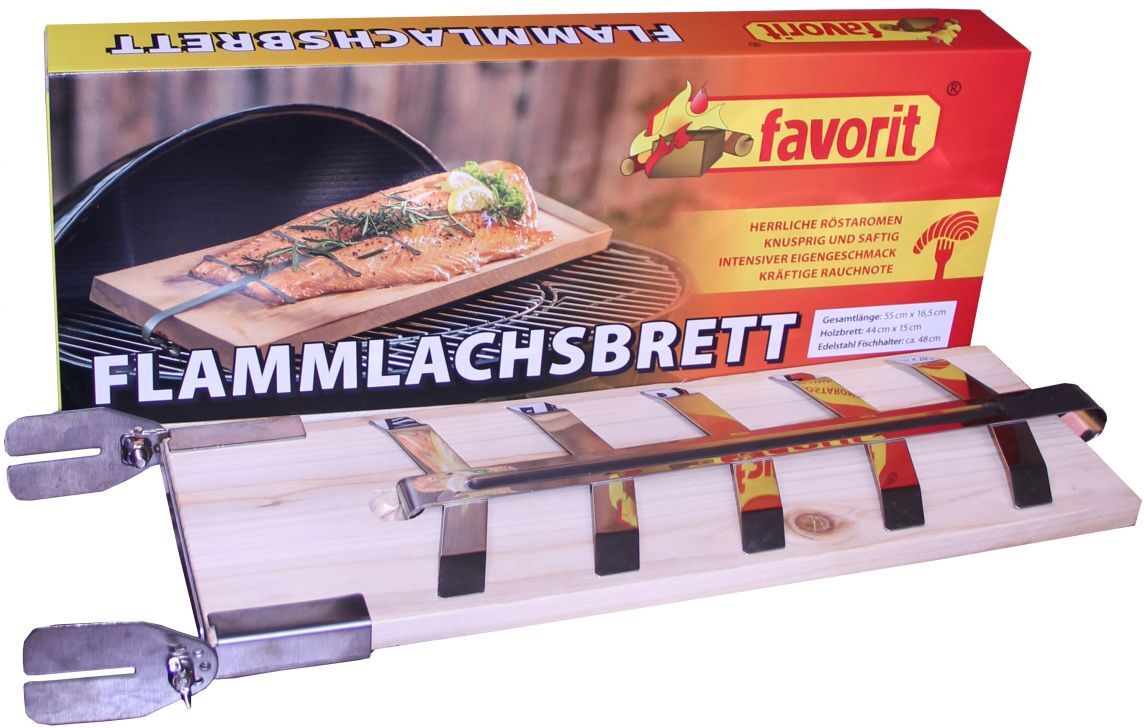 Favorit Flammlachsbrett 55 x 16,5 cm