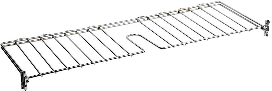 kaiserkraft Fachteiler für Chromtischwagen, Höhe 215 mm, VE 2 Stück, für Breite 610 mm
