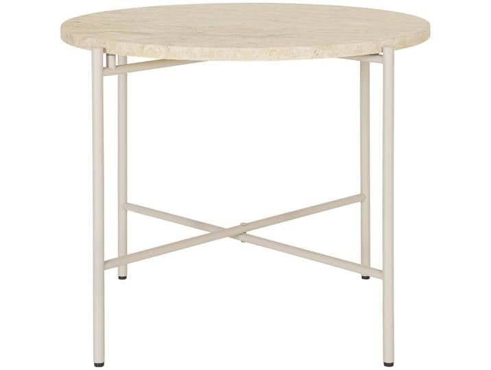 Beistelltisch - Farbe: beige - Material: Stein - 261