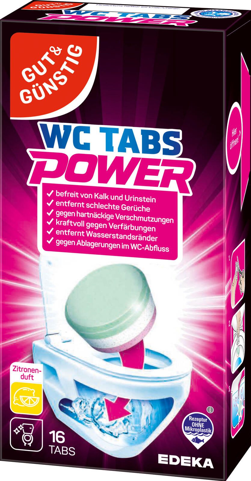 GUT&GÜNSTIG WC-Reiniger frisch 16 St. 5663586009