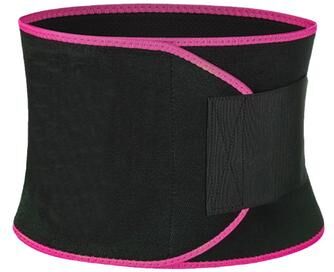 DynamicDeals SweatCore Sauna Waist Trimmer Belt For Women & Men Weight Loss Training Support pink