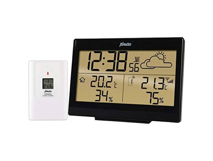 Alecto WS-2300 Digitaal Weerstation (Batterij, AA, Zwart, Wit)