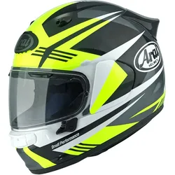 Arai Quantic Mark, Integralhelm - Schwarz/Grau/Neon-Gelb/Weiß - M