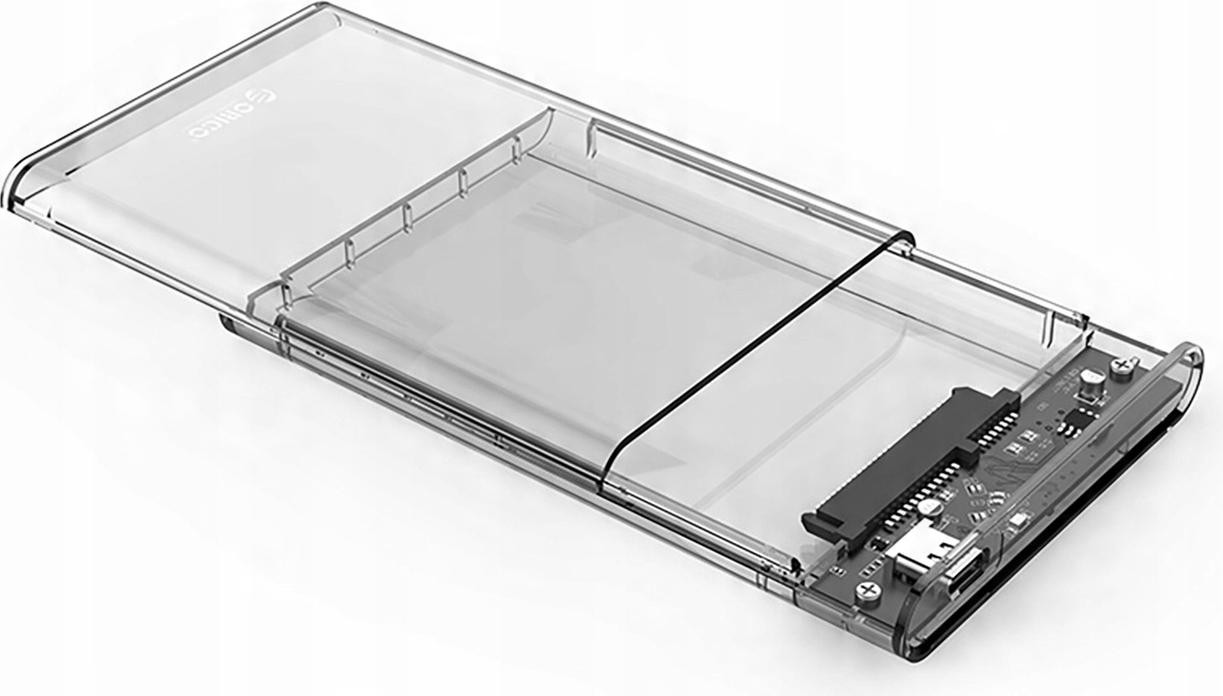 Orico 2139C3 Externe Harde Schijf Behuizing 2.5 inch HDD/SSD USB-C 5Gb/s - Transparant