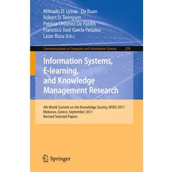 Information Systems, E-learning, and Knowledge Management Research, Fachbücher