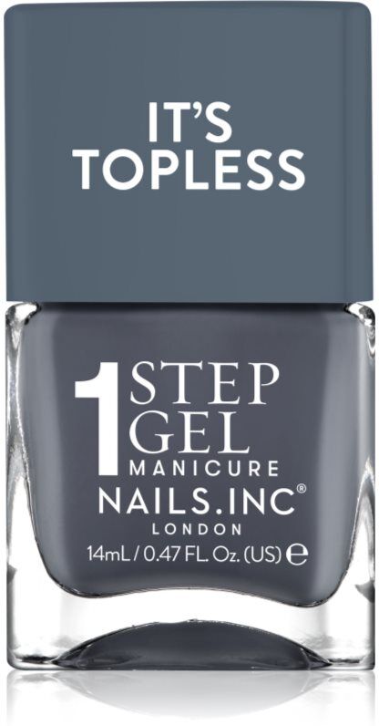 Nails Inc. It’s Topless gel nail polish with long-lasting effect shade Emily 14 ml