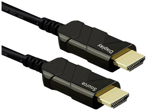Roline HDMI Anschlusskabel HDMI-A Stecker 50 m Schwarz 14.01.3487 8K UHD HDMI-Kabel