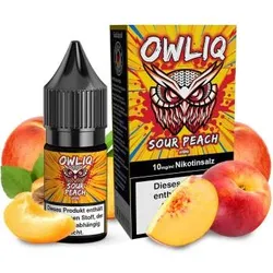 OWL Salt Sour Peach NicSalt Liquid 10ml / 10mg