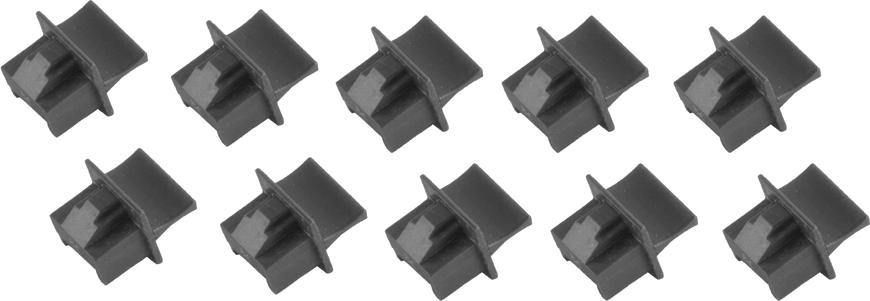 Shiverpeaks Staubbescherming voor RJ45 koppelingen, zwart, BS08-01021-10
