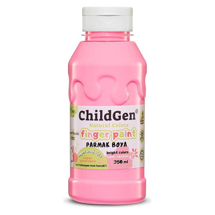 ChildGen Super waschbare Fingerfarbe rosa (350 ml) (59176592)
