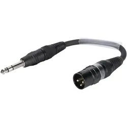 Sommer Cable Adapterkabel XLR(M)/Klinke stereo 0,15m (0.15 m), Audiokabel