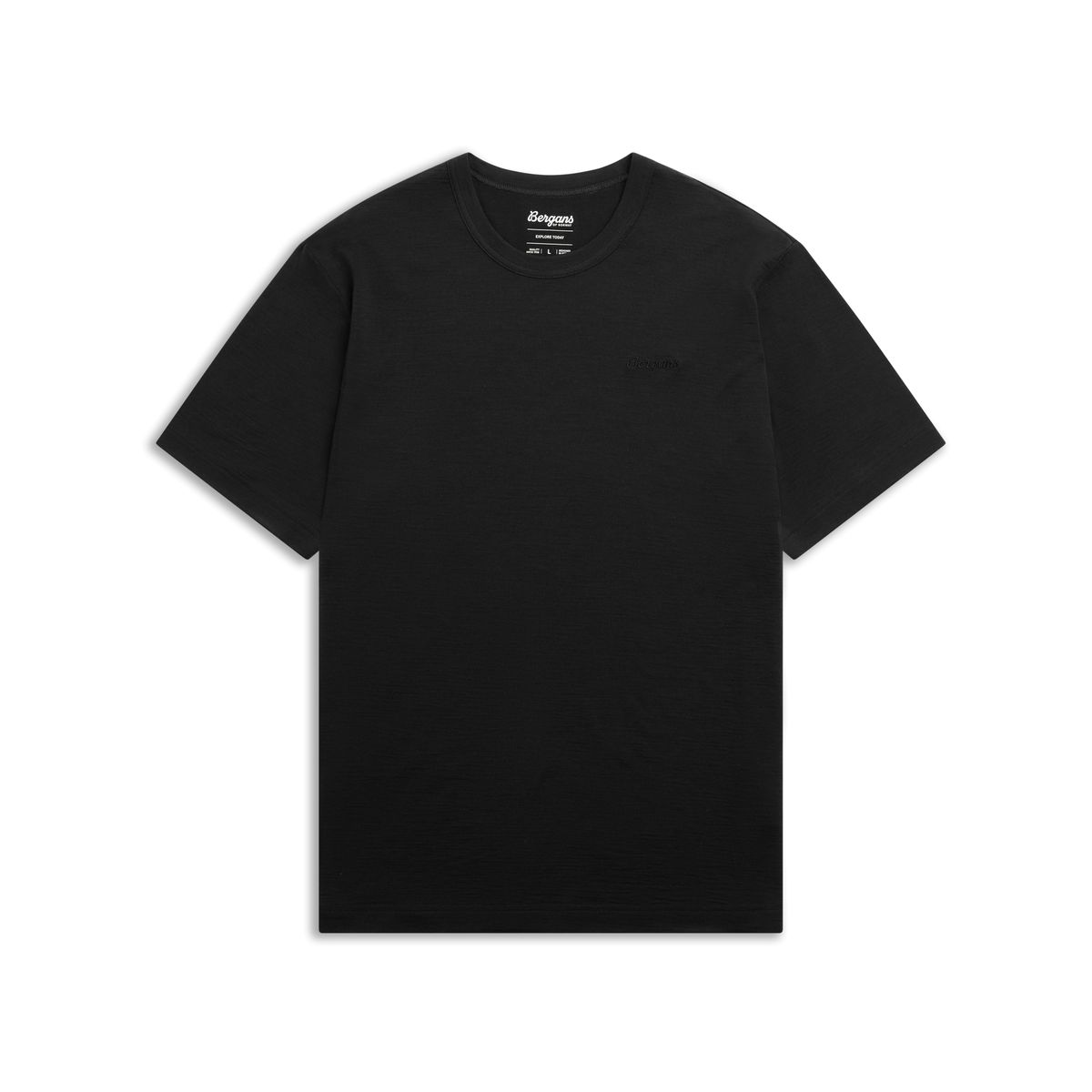 Bergans Logo Merino Tee Men dark shadow grey (24616) L 257235-3742-24616-L