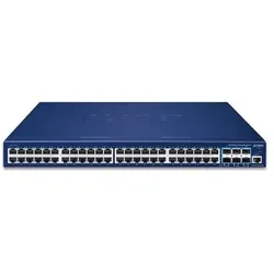 Planet L3 48-Port GE + 6-Port SFP+ SGS-6310-48T6X (48 Ports), Netzwerk Switch, Blau