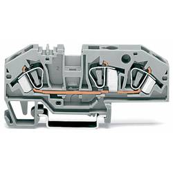 WAGO 282-699 Durchgangsklemme 8 mm Zugfeder Belegung: L Grau 25 St.