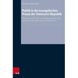 Meinefeld:Politik in der evangelischen, Fachbücher von Christian Meinefeld