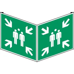 Brady, Sicherheitskennzeichnung, ISO 7010 PIC E007 B-455 ISO Sicherheitskennzeichnung - Sammelstelle Polyvinylchlorid (PVC