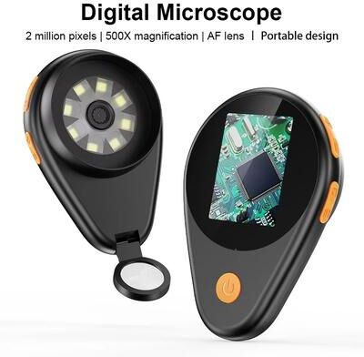 Inspire Select 500X Auto Focus Digital Microscope Portable 2MP Electronic Magnifying Glass For Jewelry & Watch Repair 500X Auto Focus Digital Microscope Portable 2MP Electronic Magnifying Glass For Jewelry & Watch Repair