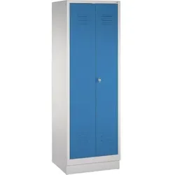 C+P Wäsche-Spind 816020S10022 auf Sockel 2Abteile lgr/lbl