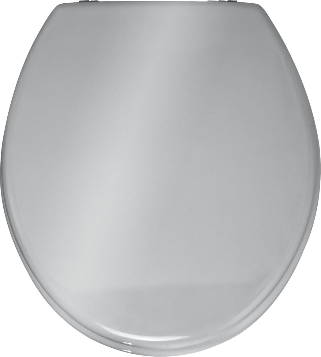 Wenko WC-zitting Prima, toiletbril, zilverkleurig, glanzend