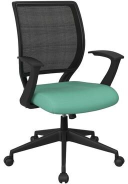 Office Star Products "Work Smart Screen Back Task Chair with ""T"" Arms"