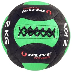 Olive, Medizinball, (2 kg, 250 mm)