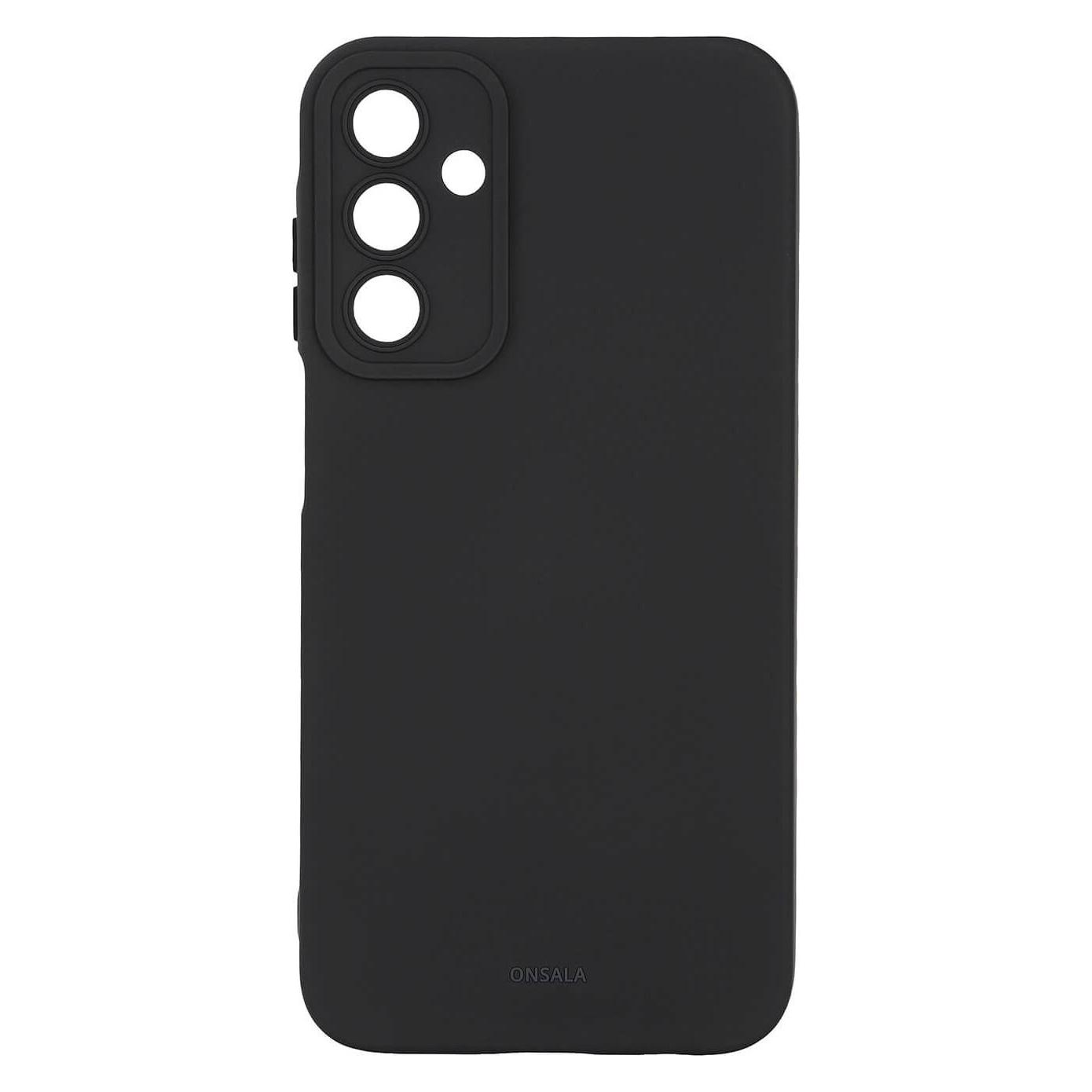 Onsala Rückseite Silikon Touch Recycelt Samsung A16 4G/A16 5G Schwarz (Samsung Galaxy A16 5G) (664251)
