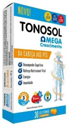 Tonosol Ómega Crescimento 30 jellygomas